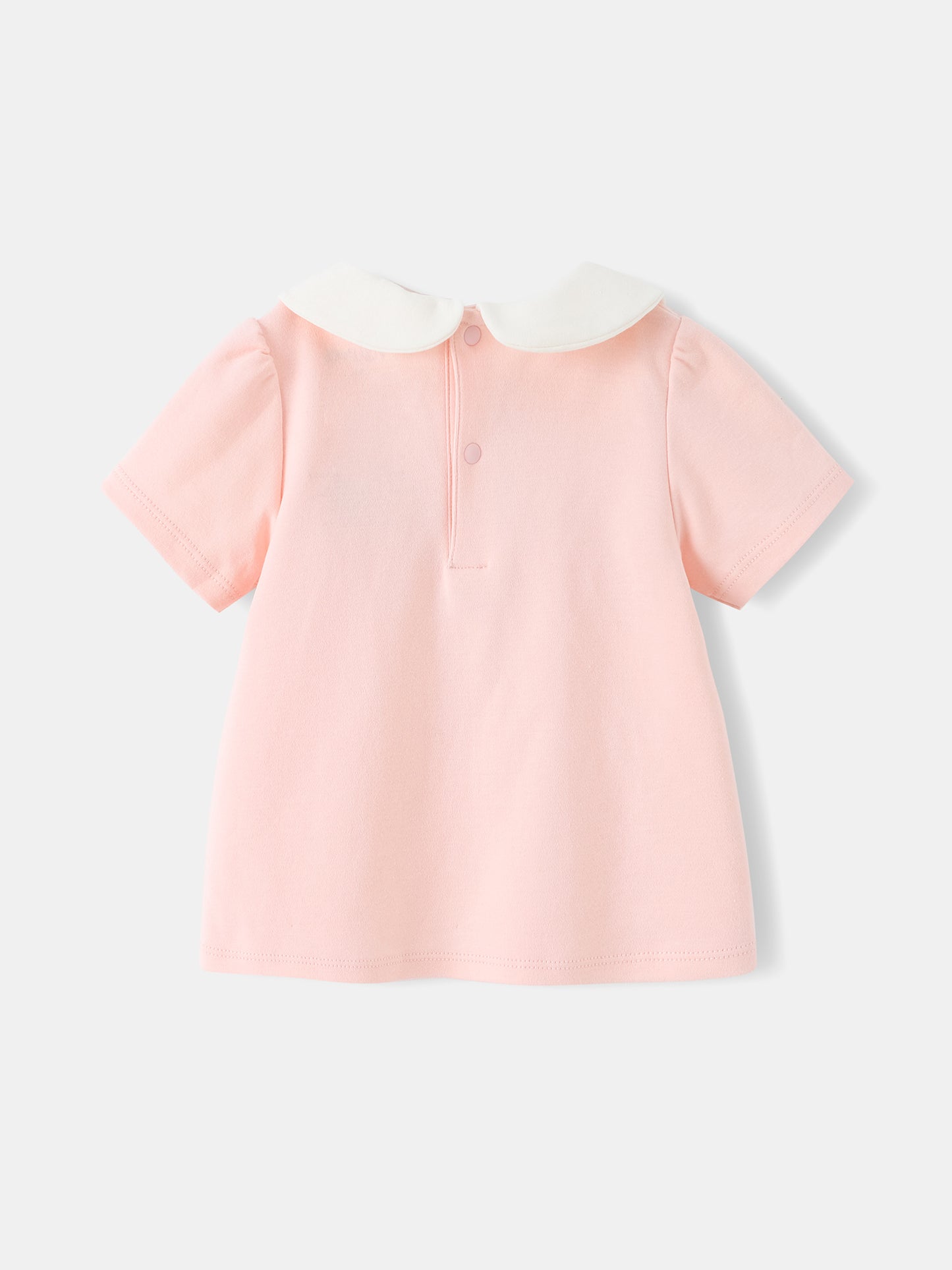 Baby Peter Pan Collar Puff Sleeve Dolly Top
