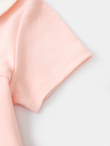 Baby Peter Pan Collar Puff Sleeve Dolly Top