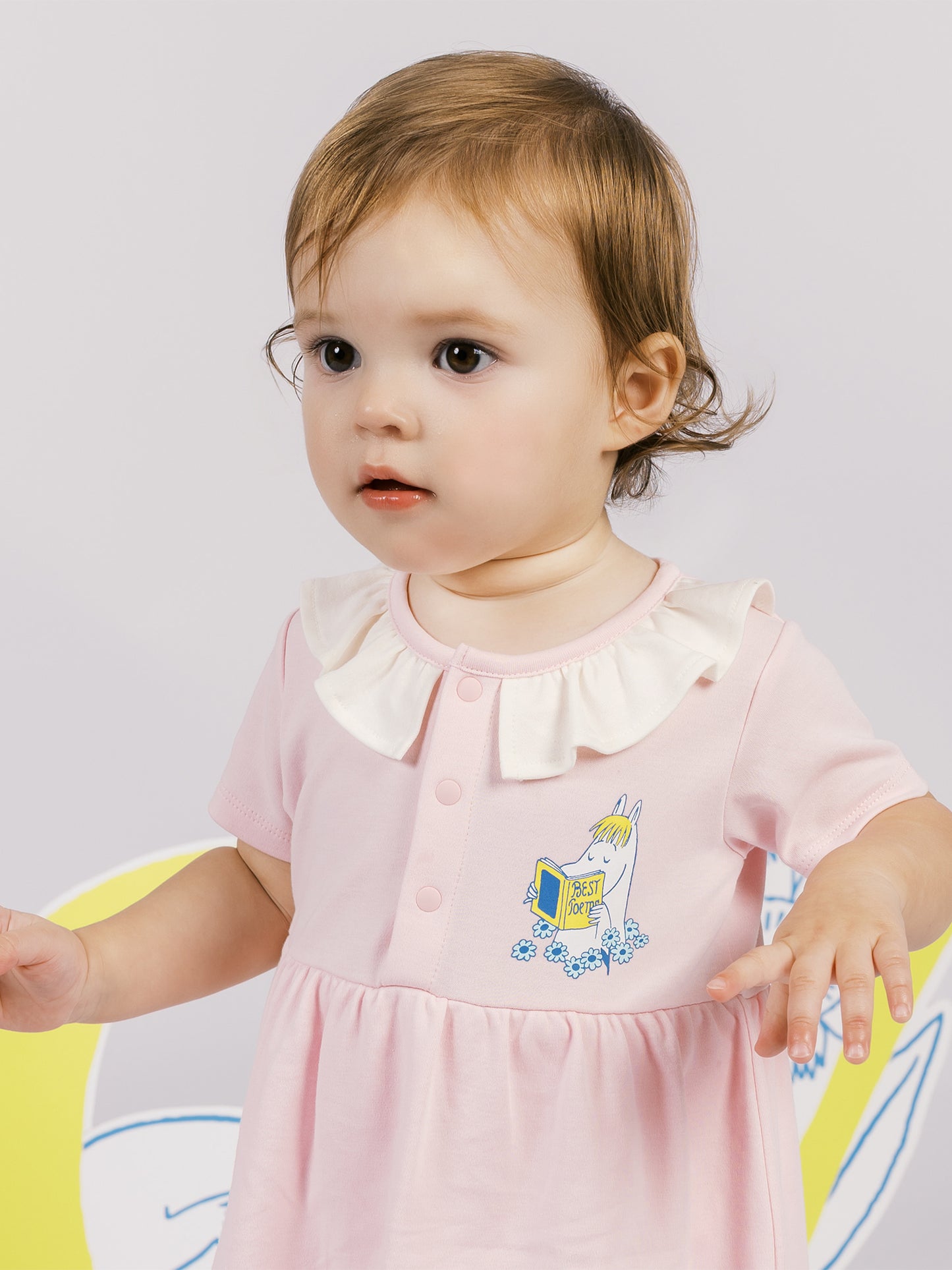 Snorkmaiden Print Baby Bodysuit