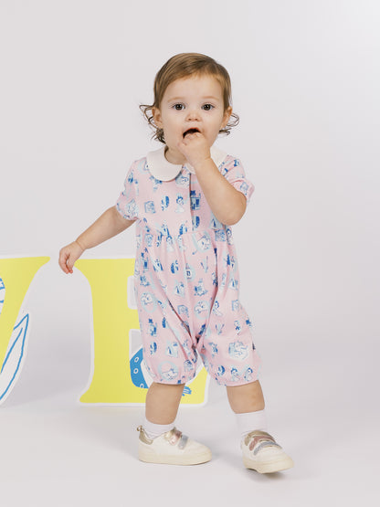 All‑Over Moomin Print Baby Romper