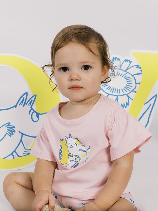 Baby Flutter‑Sleeve Graphic T‑Shirt