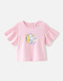 Baby Flutter‑Sleeve Graphic T‑Shirt