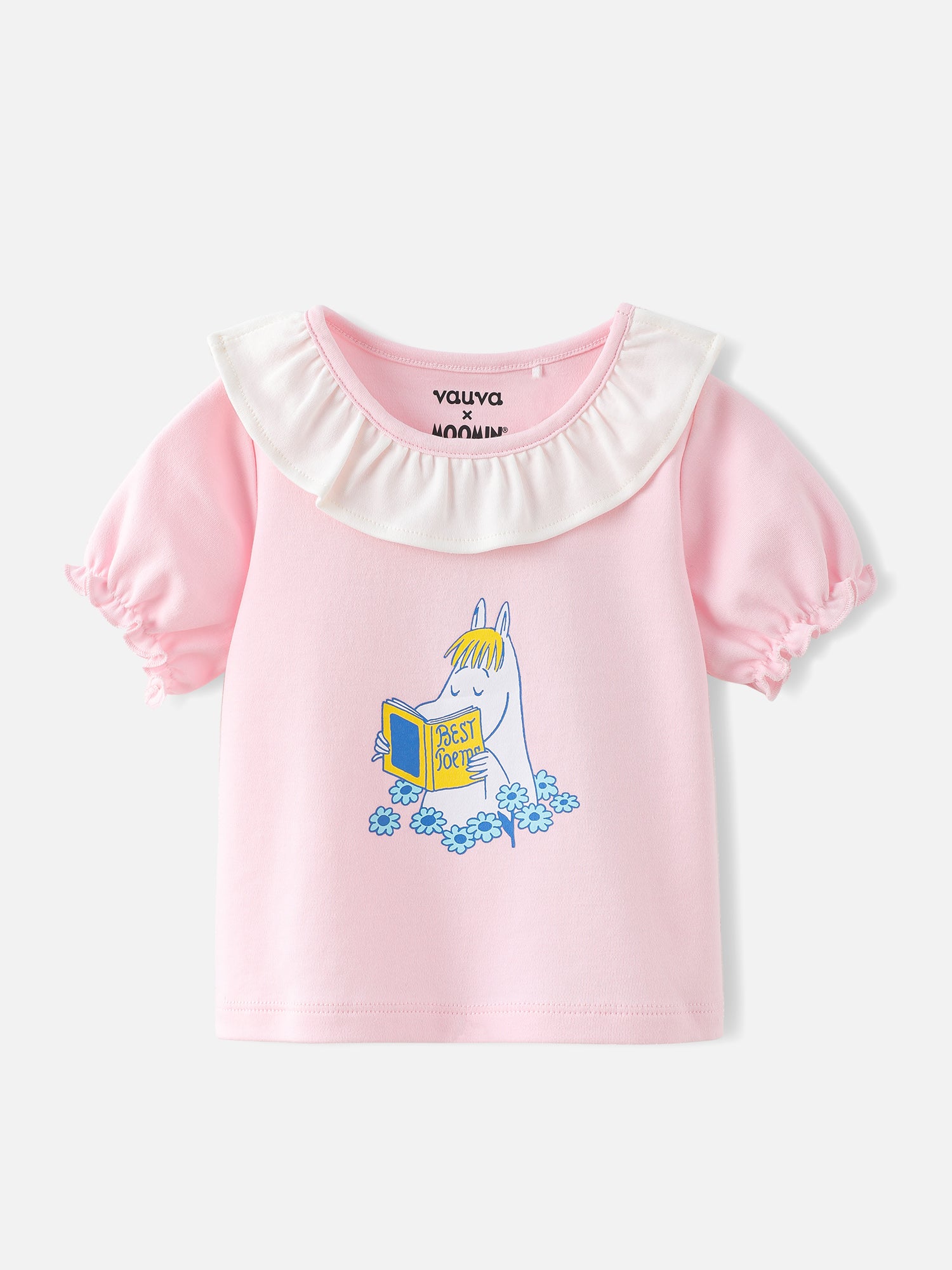 Baby Ruffle‑Neck Graphic T‑Shirt