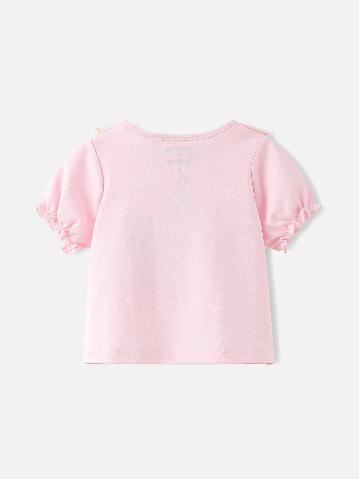 Baby Ruffle‑Neck Graphic T‑Shirt