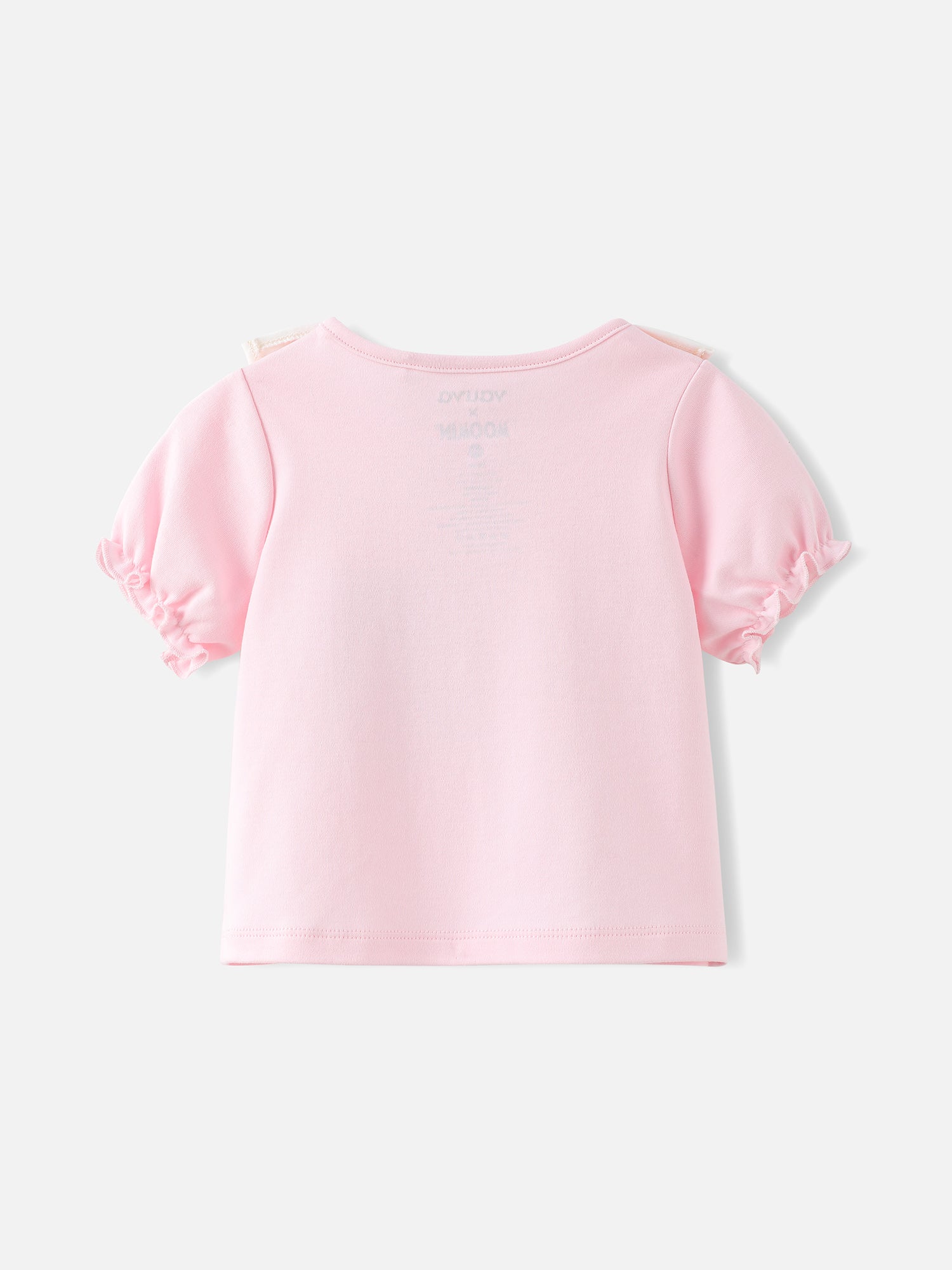 Baby Ruffle‑Neck Graphic T‑Shirt