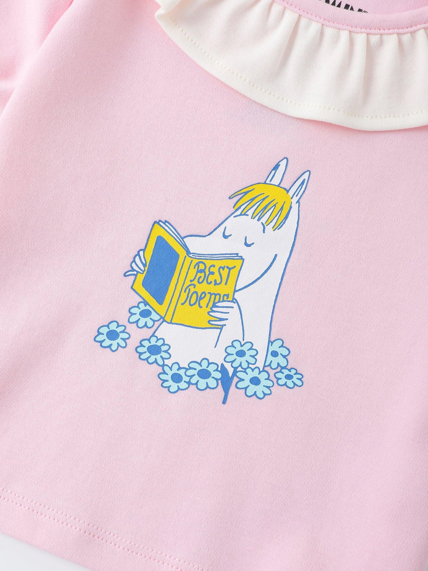Baby Ruffle‑Neck Graphic T‑Shirt