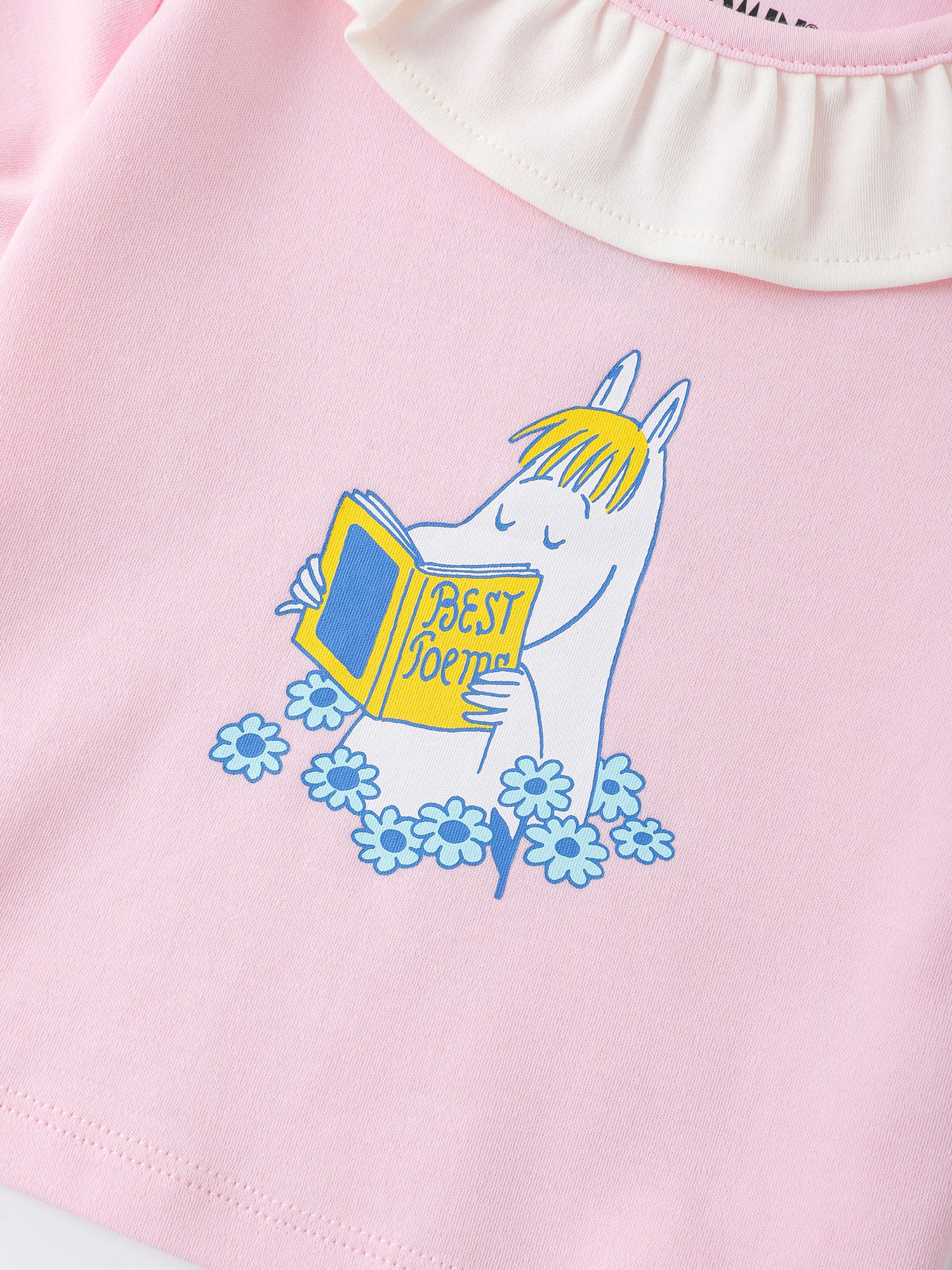 Baby Ruffle‑Neck Graphic T‑Shirt