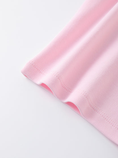 Baby Ruffle‑Neck Graphic T‑Shirt