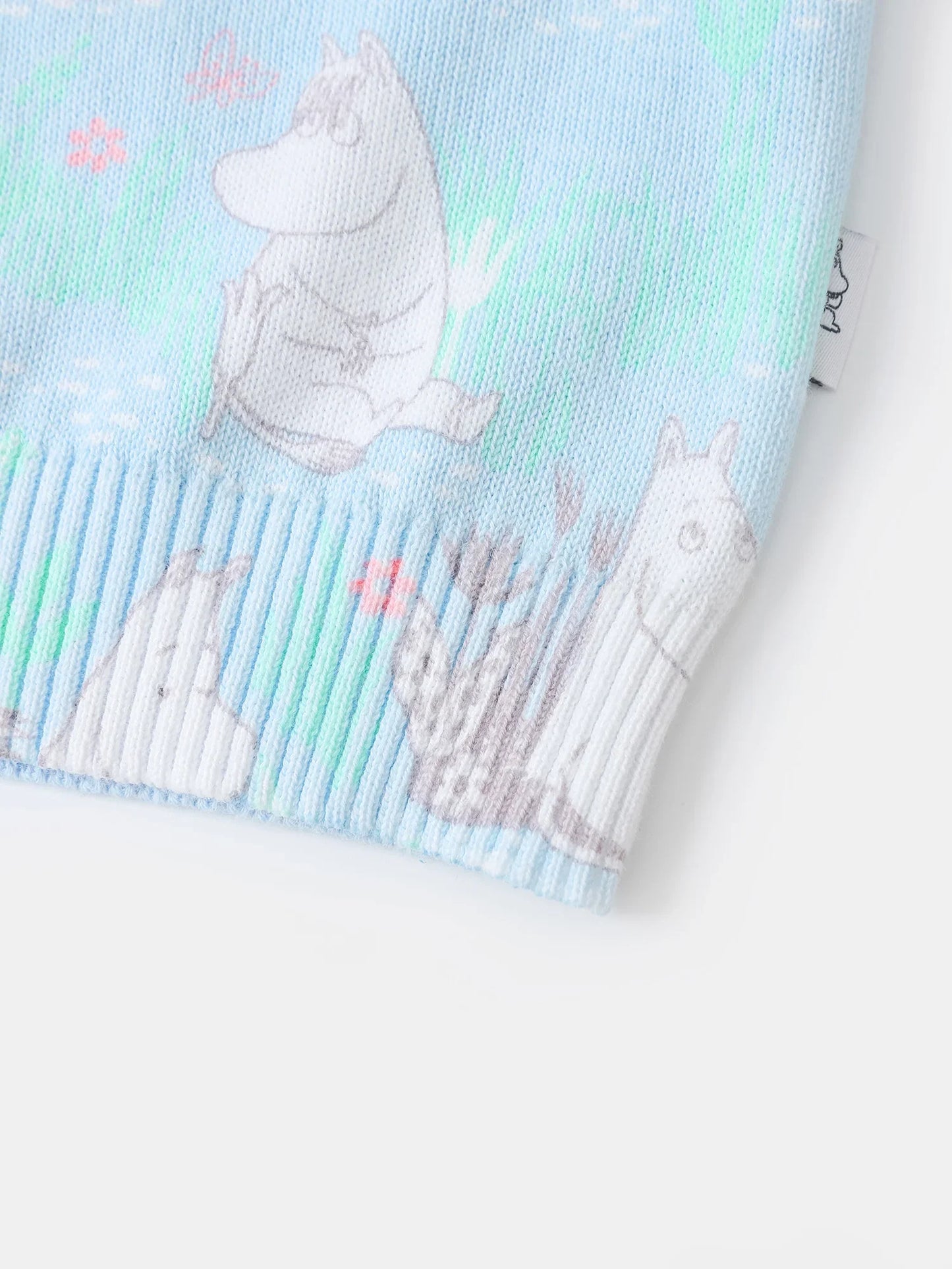 Baby Polo Neck Print Cardigan