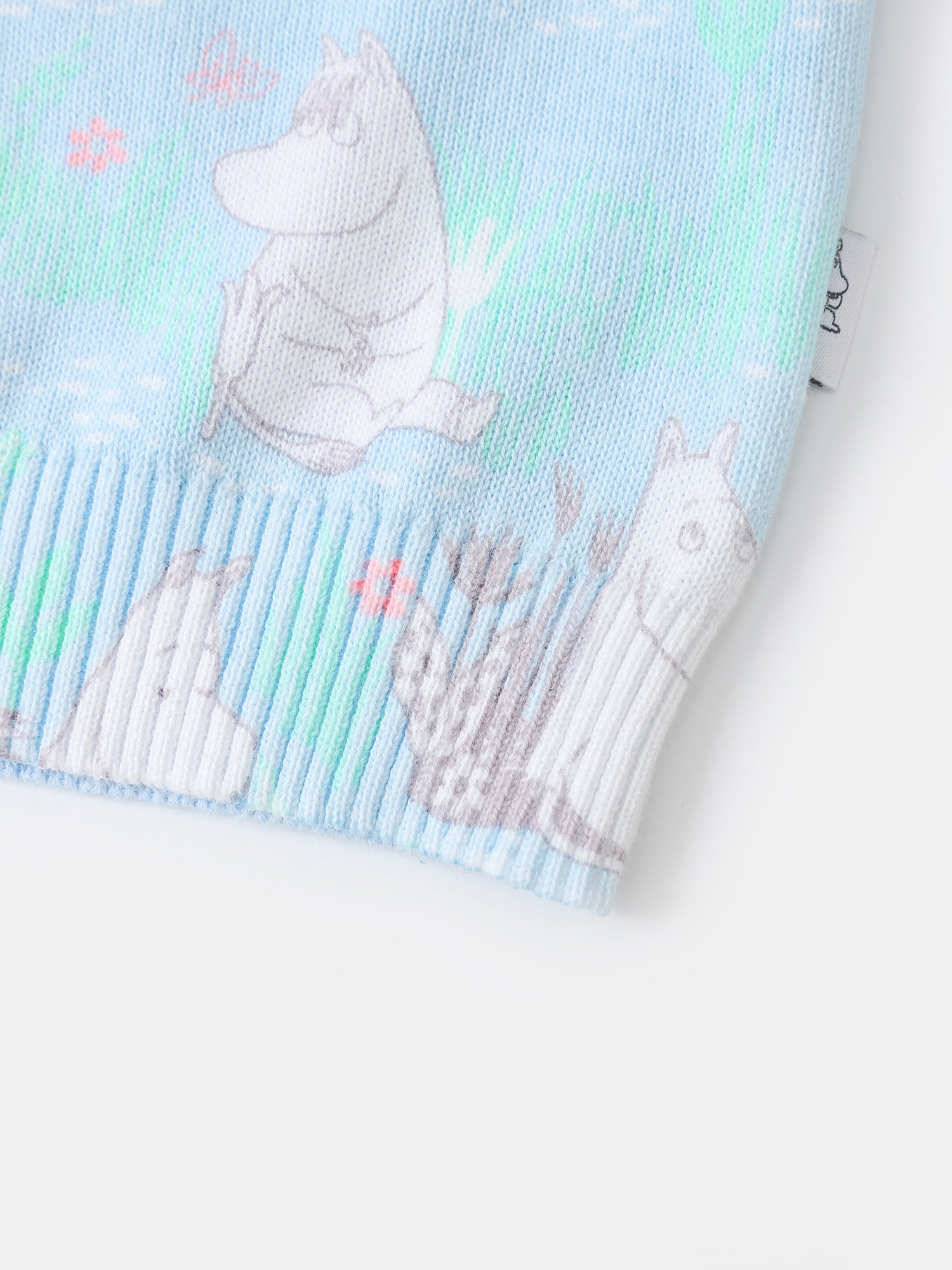 Baby Polo Neck Print Cardigan