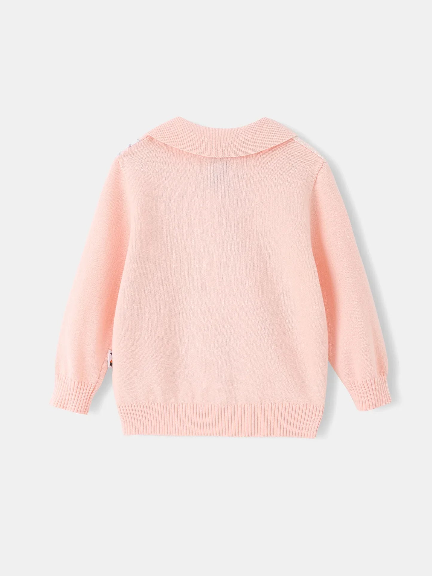 Baby Polo Neck Print Cardigan