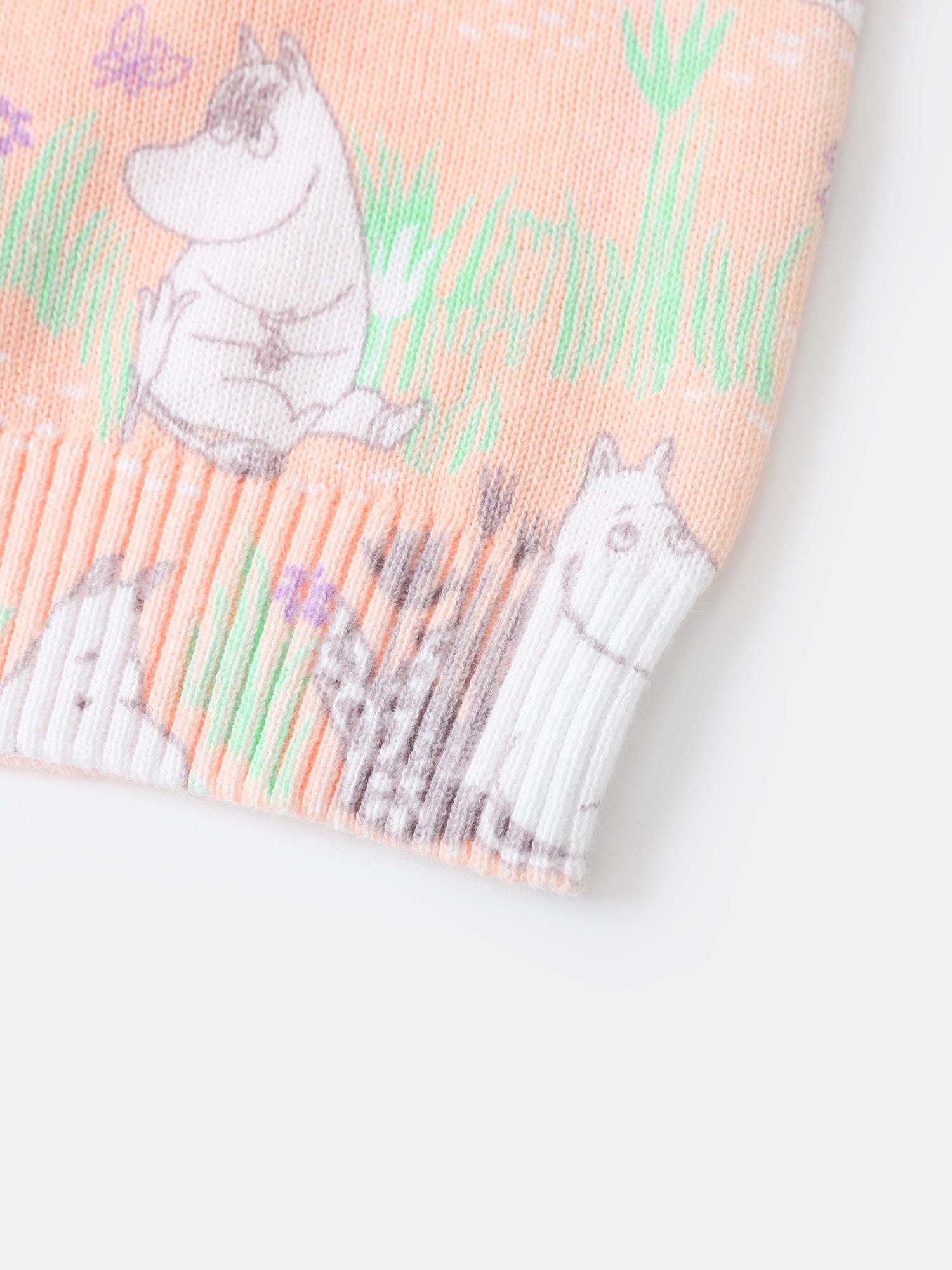 Baby Polo Neck Print Cardigan
