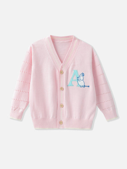 Baby “A” Knit Cardigan
