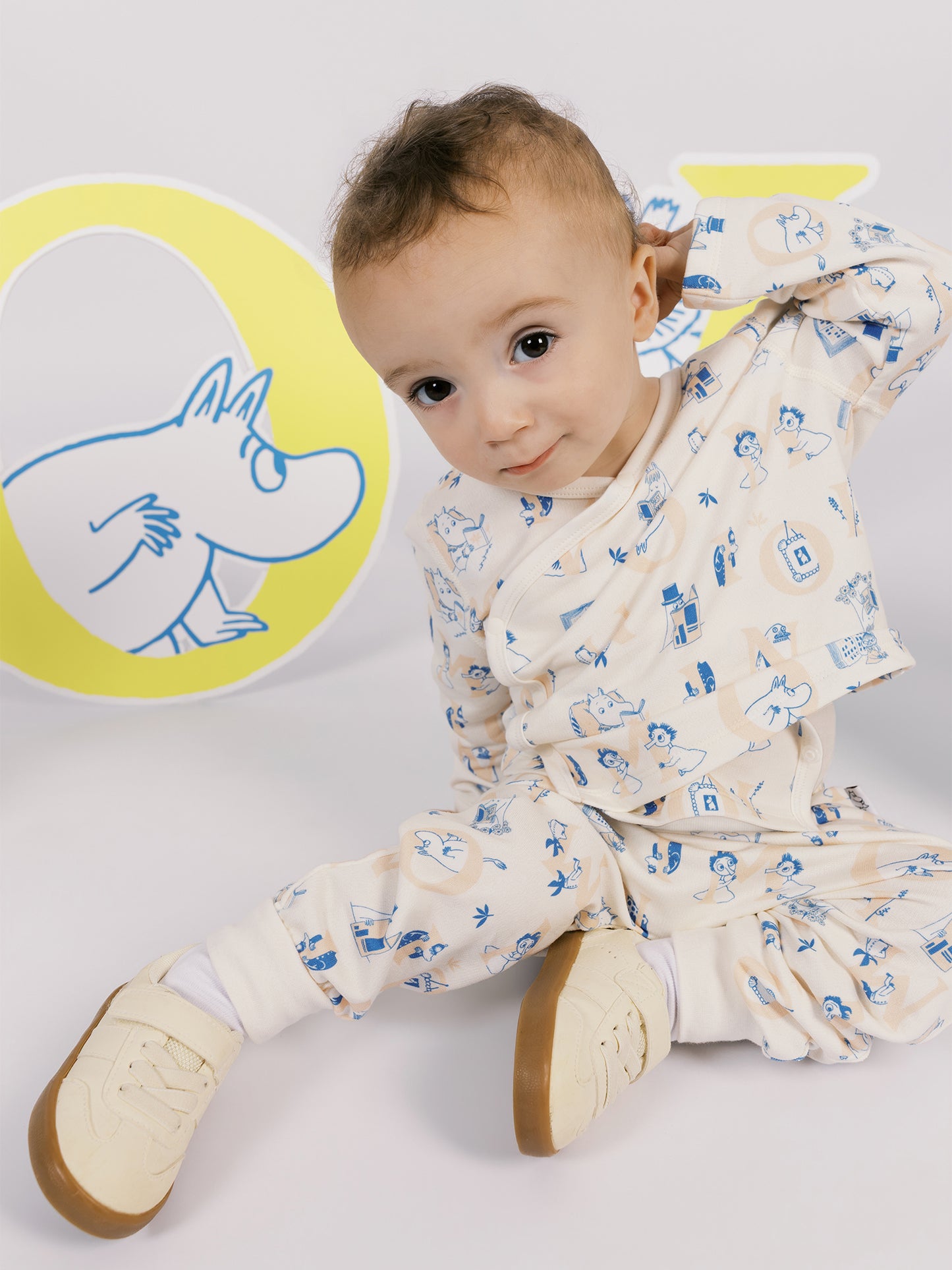 All‑Over Moomin Print Baby Pants
