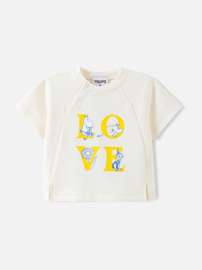 Baby Graphic Short‑Sleeve Sweatshirt