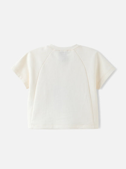 Baby Graphic Short‑Sleeve Sweatshirt