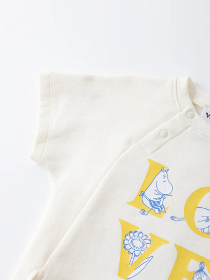 Baby Graphic Short‑Sleeve Sweatshirt