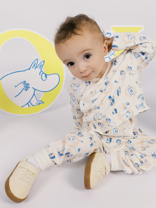 Baby All‑Over Moomin Print Long‑Sleeve Top