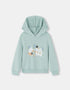 Kids Moomin Print Hooded Sweatshirt