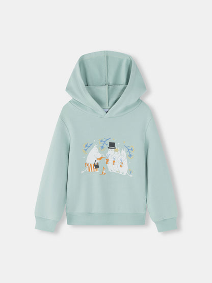 Kids Moomin Print Hooded Sweatshirt