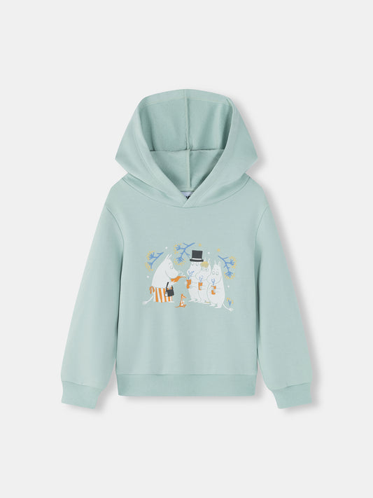 Kids Moomin Print Hooded Sweatshirt