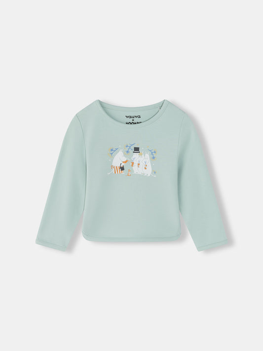 Baby Moomin Print Long Sleeve T-Shirt