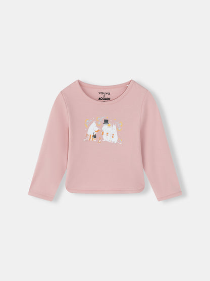 Baby Girls Moomin Print Long Sleeve T-Shirt