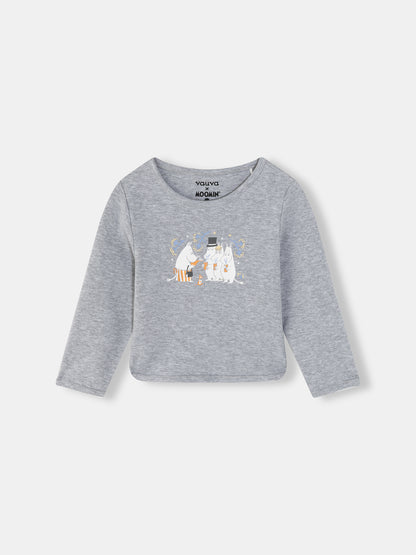 Baby Moomin Print Long Sleeve T-Shirt