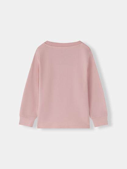 Girls Moomin First Snow Print Long Sleeve T-Shirt