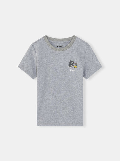 Kids Stinky Print Short Sleeve T-Shirt