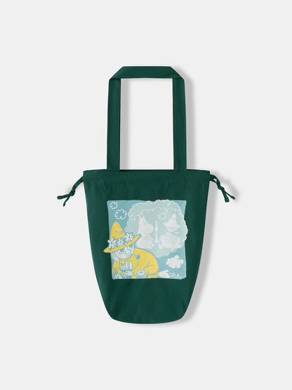Kids Snufkin Print Drawstring Tote Bag