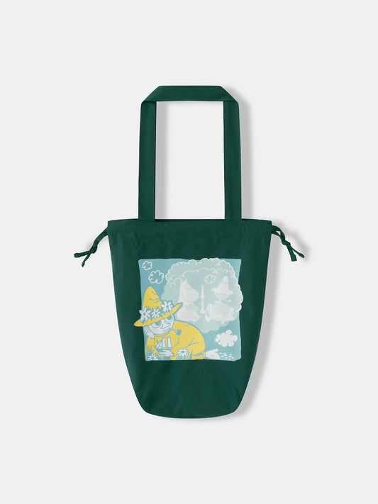 Kids Snufkin Print Drawstring Tote Bag