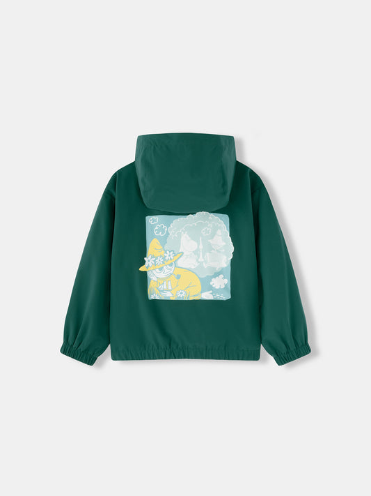 Kids Moomin Snufkin Hooded Lightweight Jacket