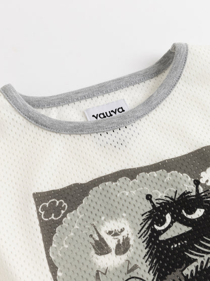 Boys Moomin Stinky My Layered Mesh T-Shirt Set
