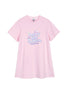 “Pretty Self Sacrifice” Long‑Sleeve Pink Sweatshirt Dress