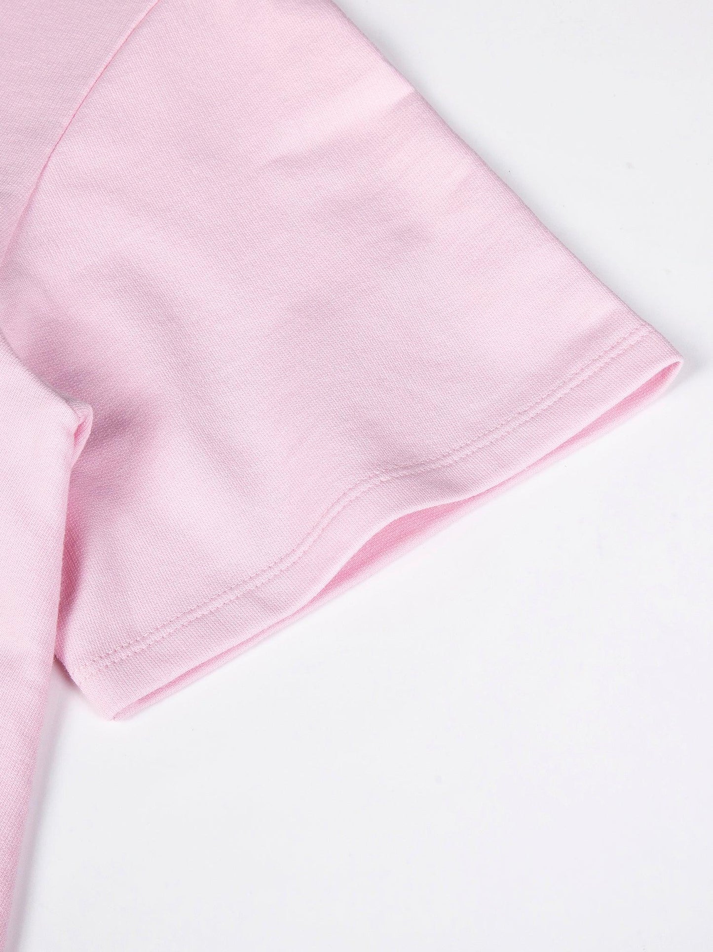 “Pretty Self Sacrifice” Long‑Sleeve Pink Sweatshirt Dress