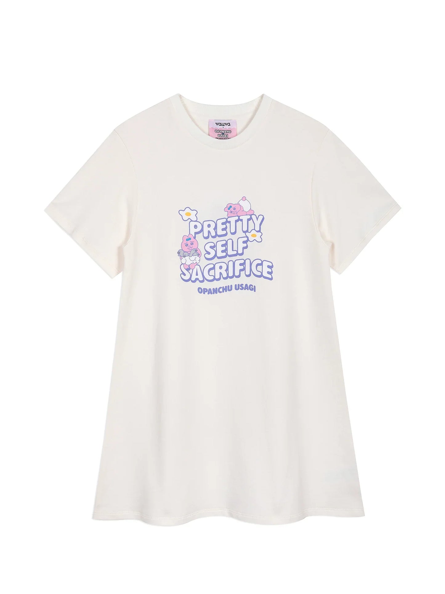 “Pretty Self Sacrifice” Long‑Sleeve Sweatshirt Dress