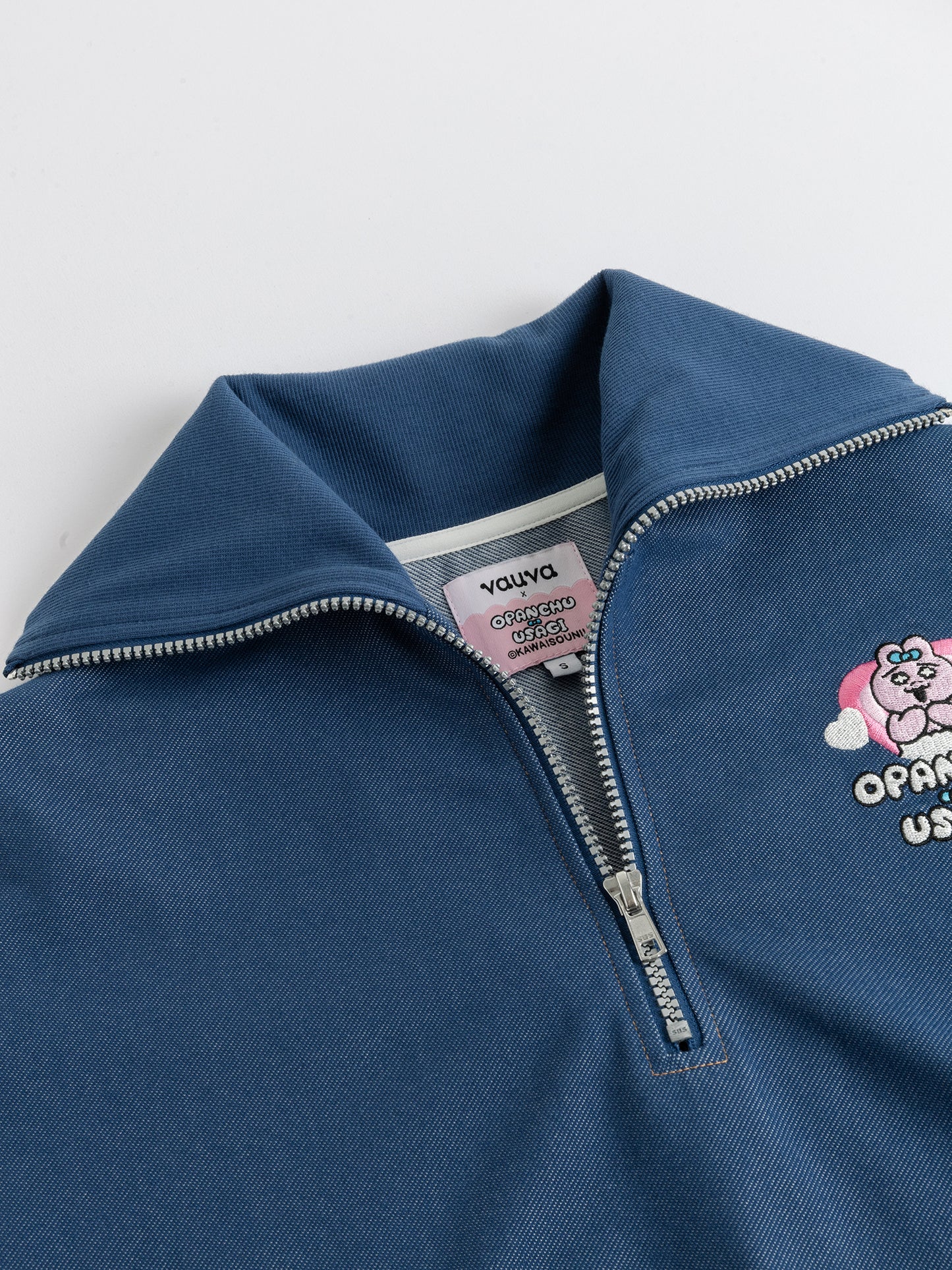 Quarter-Zip Layered Sweatshirt