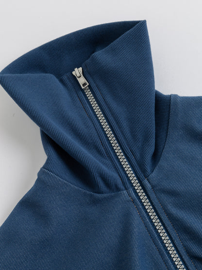 Quarter-Zip Layered Sweatshirt