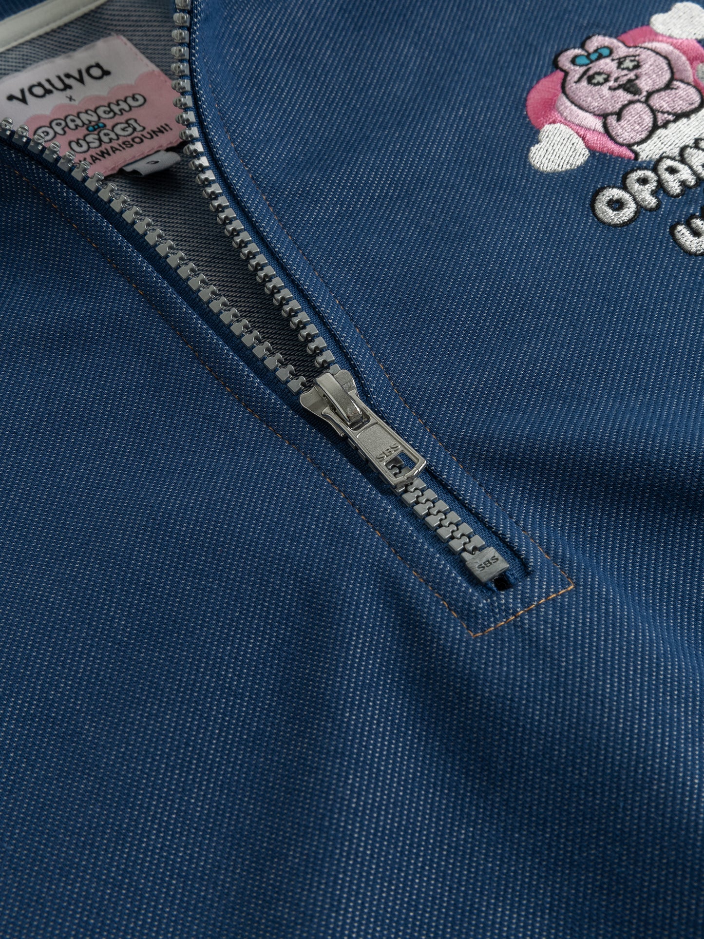 Quarter-Zip Layered Sweatshirt
