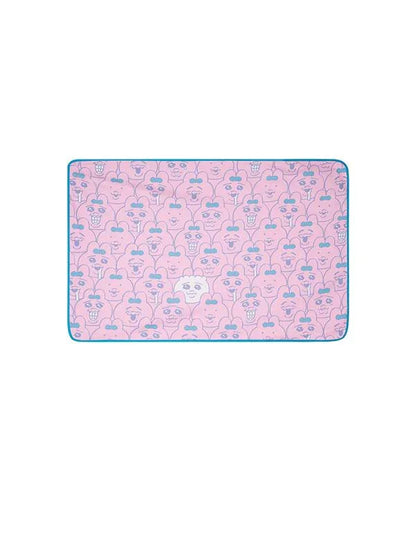 All‑Over Bunny Print Quilted Blanket