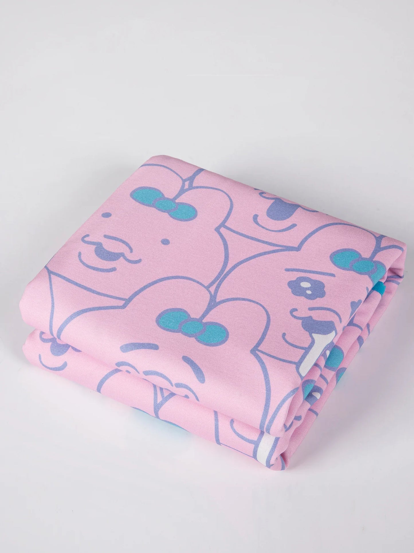 All‑Over Bunny Print Quilted Blanket