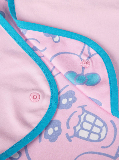 All‑Over Bunny Print Quilted Blanket