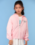 Minimal Logo Hooded Windbreaker Jacket