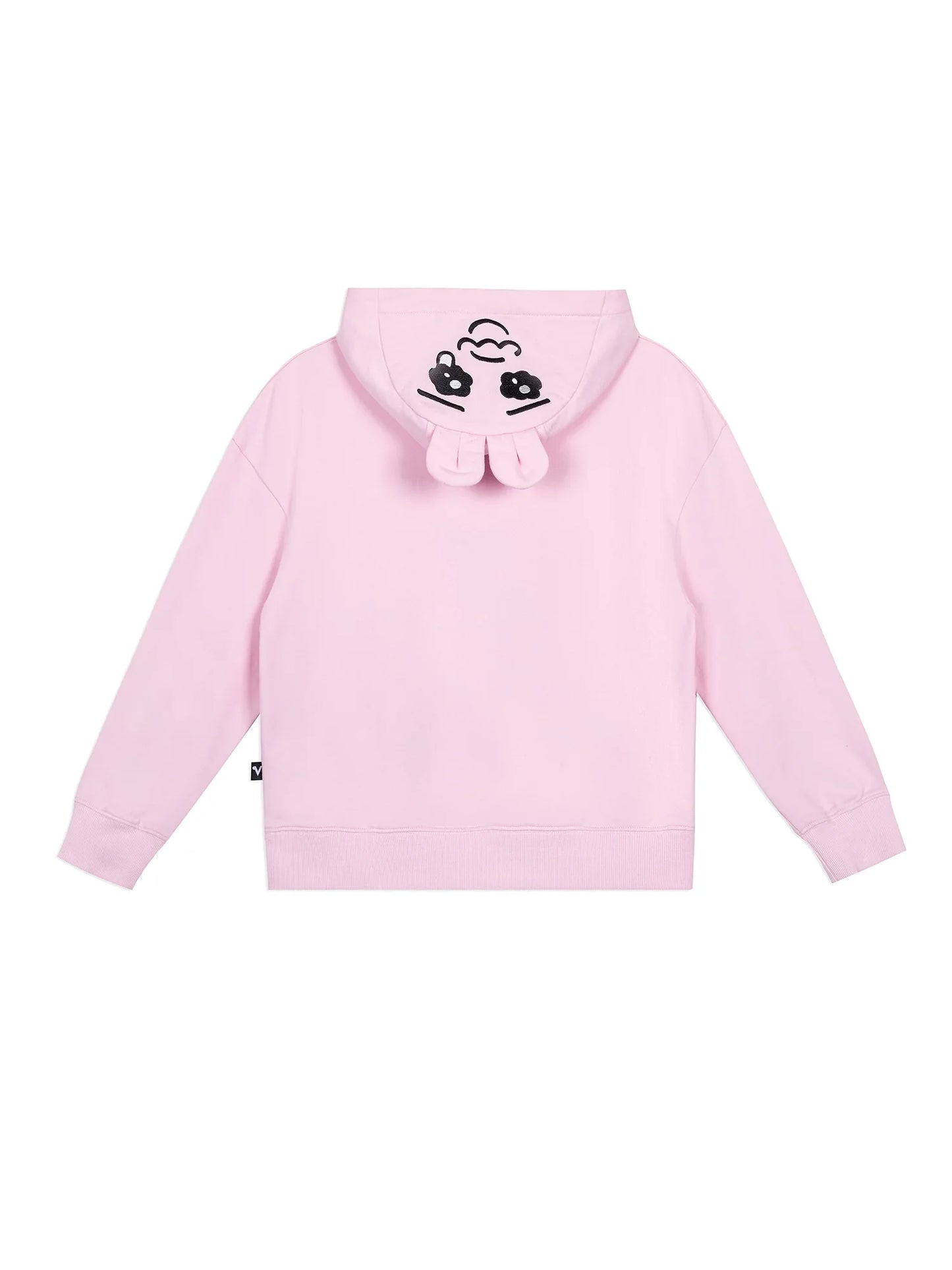 Bunny‑Ear Hooded Sweatshirt with Patch Pocket