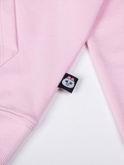 Bunny‑Ear Hooded Sweatshirt with Patch Pocket