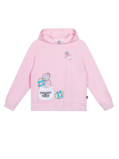 (Ships 17/4) Long‑Sleeve Hooded Sweatshirt with Patch Pockets