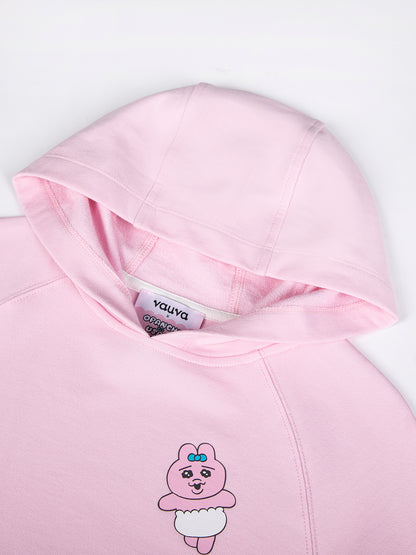 (Ships 17/4) Long‑Sleeve Hooded Sweatshirt with Patch Pockets