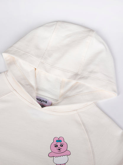(Ships 17/4) Long‑Sleeve Hooded Sweatshirt with Patch Pockets