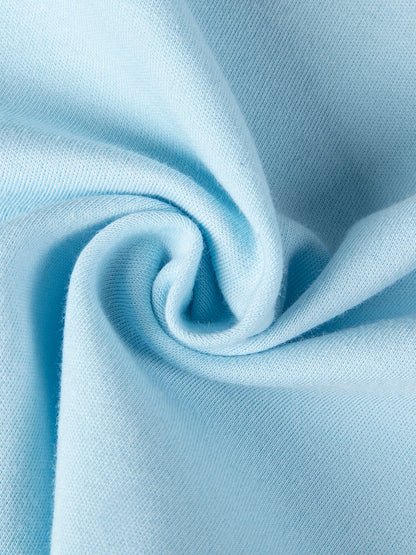 (Ships 17/4) Angel Bunny Light Blue Graphic Sweatshirt